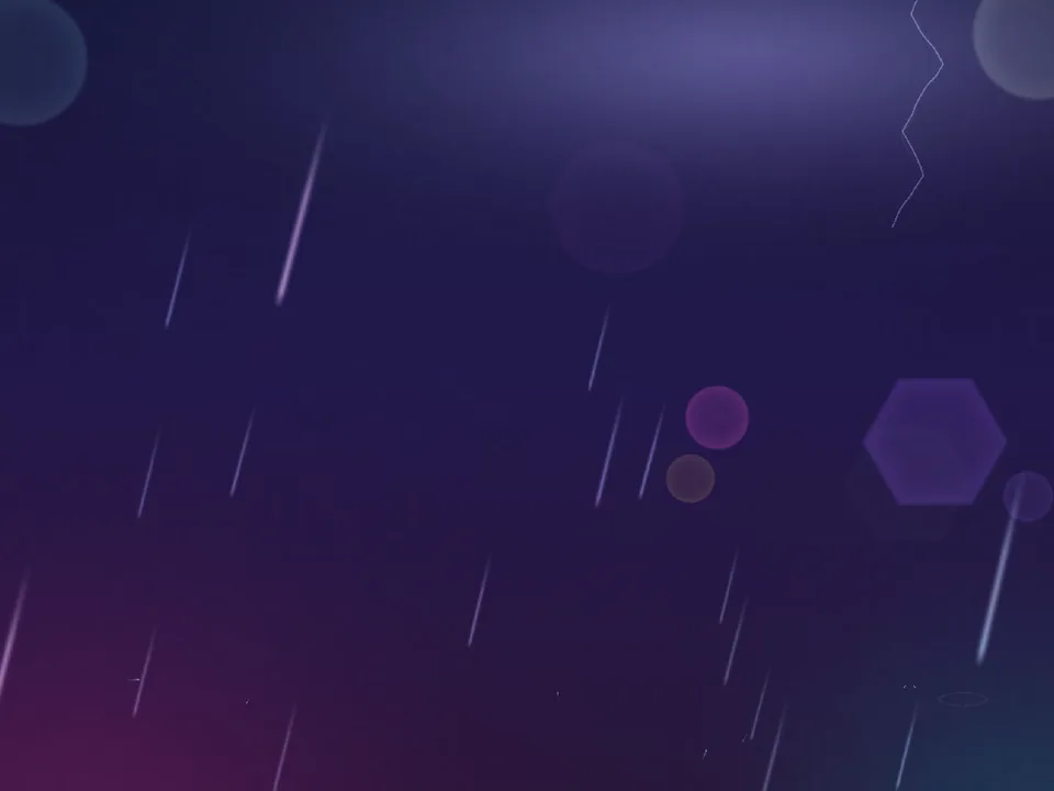 Rainy Neon — effect preview